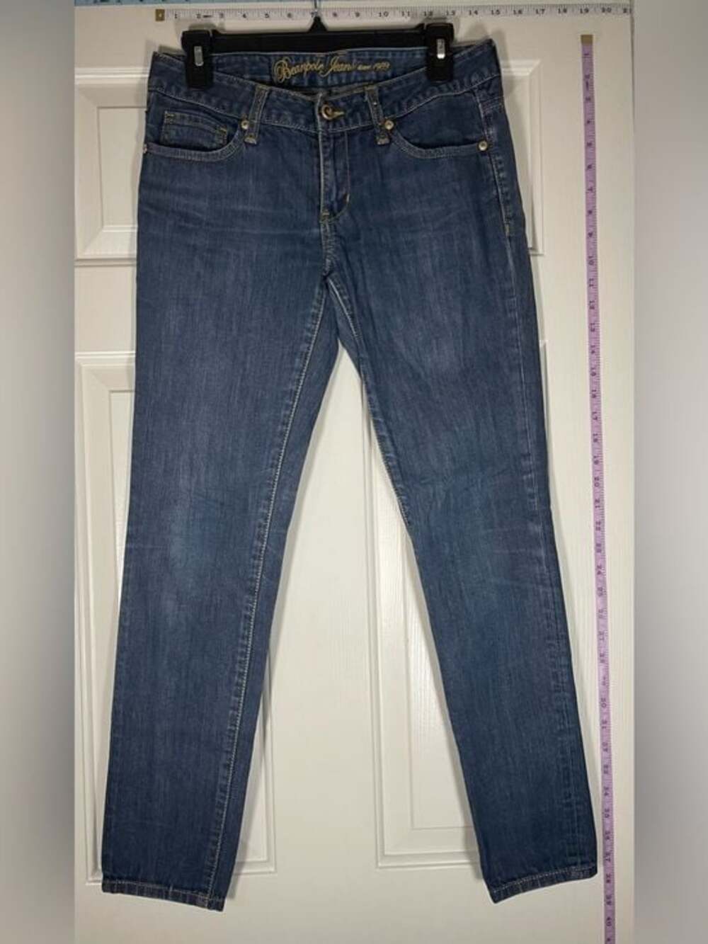 Beanpole Jeans in Mid Denim with rhinestones Size 14